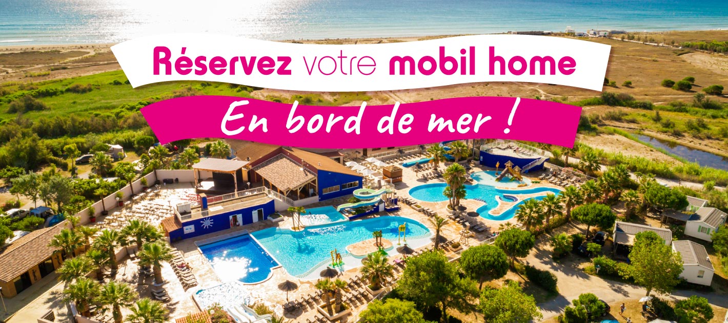 Location de mobil homes en camping bord de mer 