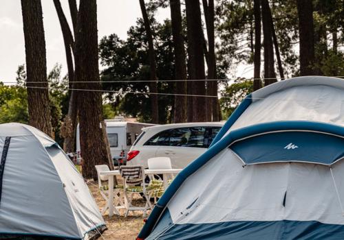 Emplacement de camping pour tente au camping de Contis