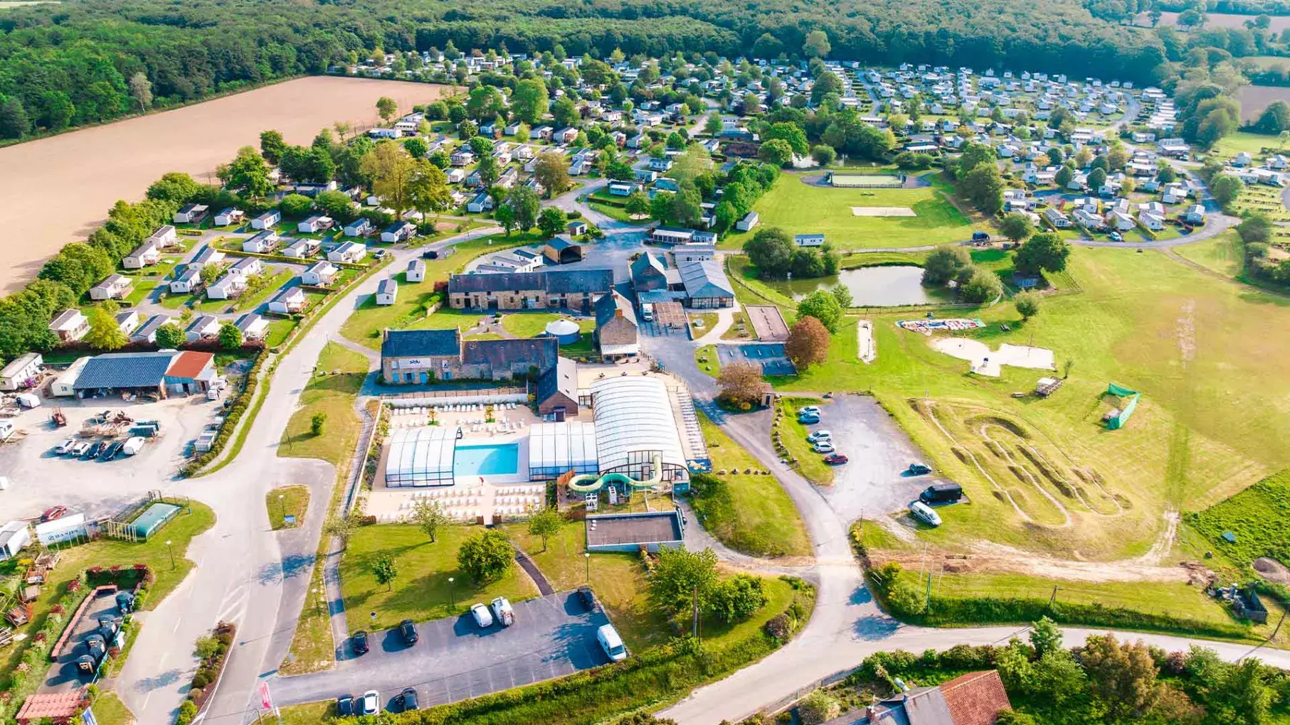 Magnifique camping à Litteau
