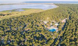 La magnifique vue aérienne du camping Siblu Villages Bonne Anse Plage 1