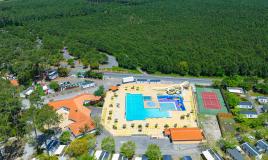 La magnifique vue aérienne du camping Siblu Villages Les Oyats 1