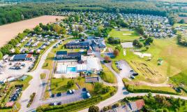 La magnifique vue aérienne du camping Siblu Villages Domaine de Litteau 1