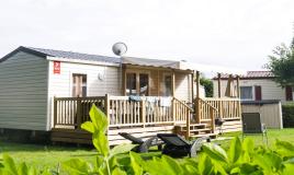 Les magnifiques mobilhomes du camping Siblu Villages Domaine de Litteau 3