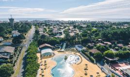 La magnifique vue aérienne du camping Siblu Villages La Plage 1