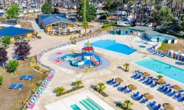 La magnifique vue aérienne du camping Siblu Villages Les Dunes de Contis 1