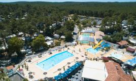 La magnifique vue aérienne du camping Siblu Villages Les Embruns 1