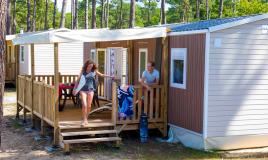 Les magnifiques mobilhomes du camping Siblu Villages Les Embruns 1