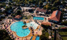 Piscine à la Réserve Camping Siblu Villages