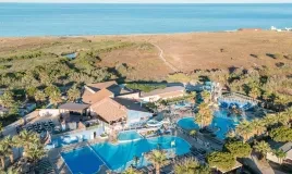 La vue aérienne du camping Siblu Le Marisol
