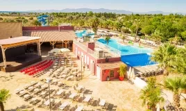 La scène extérieure pour les spectacles au camping Siblu Le Marisol