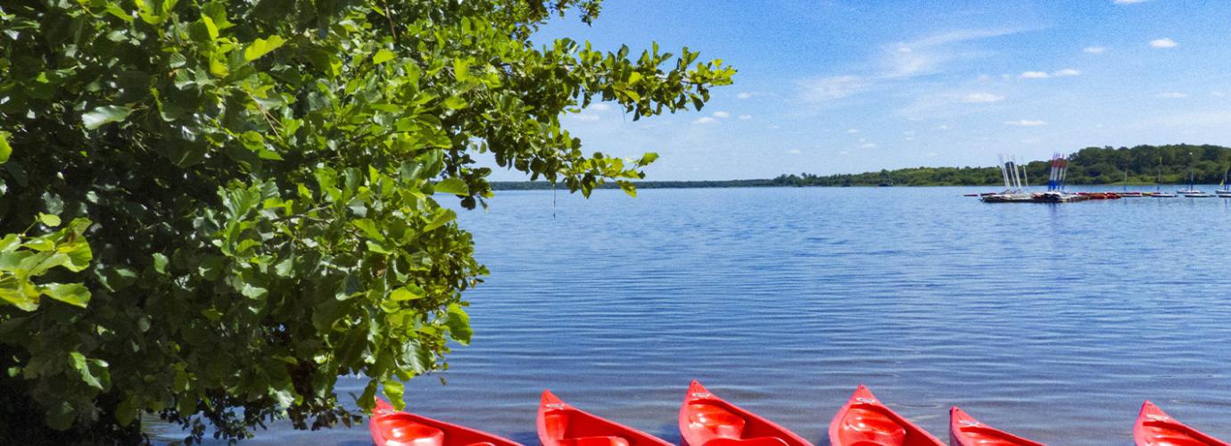 canoë au camping de Mimizan Lac