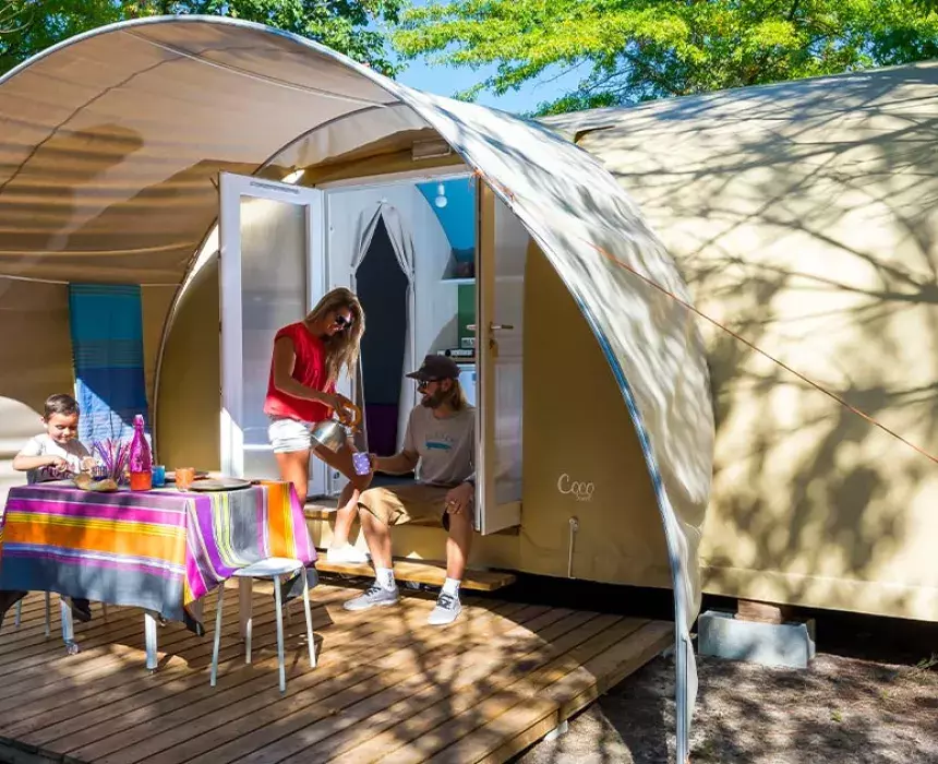Coco Lodge au camping Mimizan Lac