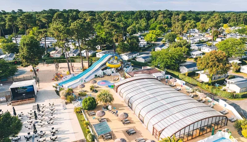 La magnifique vue aérienne du camping Siblu Villages La Pignade 2