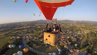 Un tour en Montgolfière
