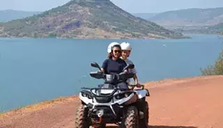 Du quad au Lac du Salagou