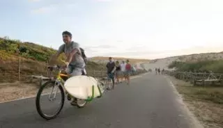 Biscarrosse à bicyclette