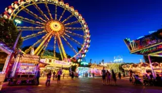 Parc d'attraction à proximité des campings