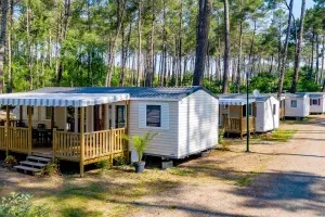 Les magnifiques mobilhomes du camping Siblu Villages Les Dunes de Contis 1