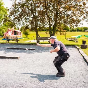 Terrain de pétanque dans les campings Siblu