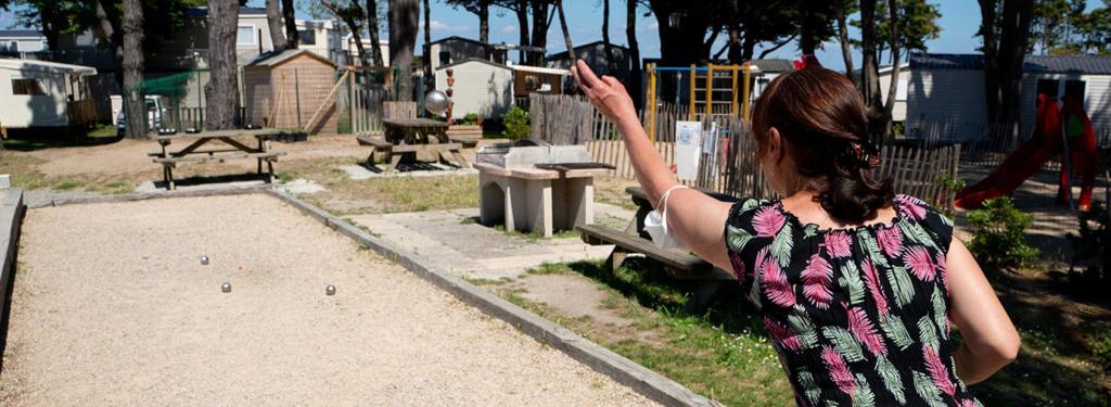 Activités pétanque au camping le Conguel 