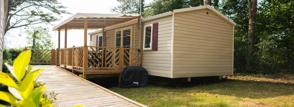 Les mobilhomes du camping Siblu Villages Bois de Bayadène 1