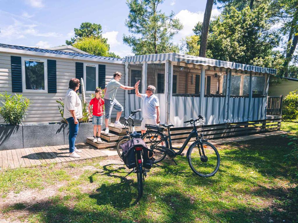 Les magnifiques mobilhomes du camping Siblu Villages Bonne Anse Plage 2