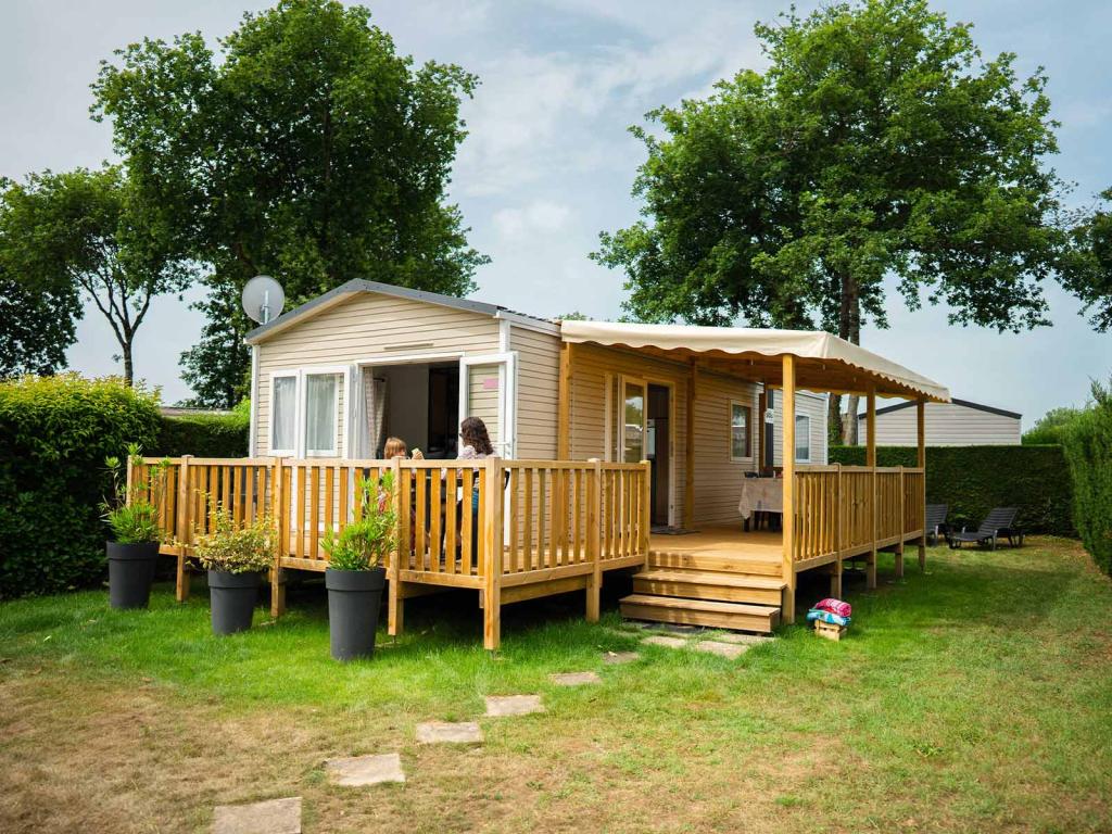 Les magnifiques mobilhomes du camping Siblu Villages Les Charmettes 2