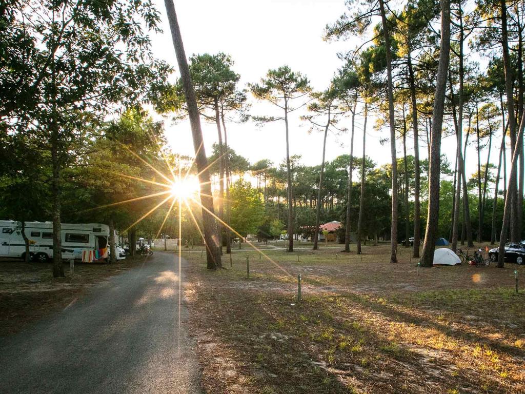 Les magnifiques mobilhomes du camping Siblu Villages Le Lac à Mimizan 1