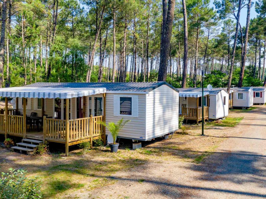 Les magnifiques mobilhomes du camping Siblu Villages Les Dunes de Contis 1