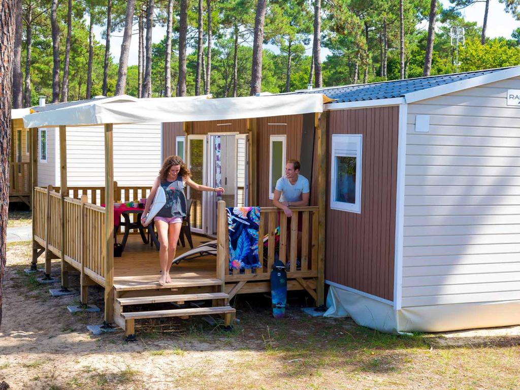 Les magnifiques mobilhomes du camping Siblu Villages Les Embruns 1