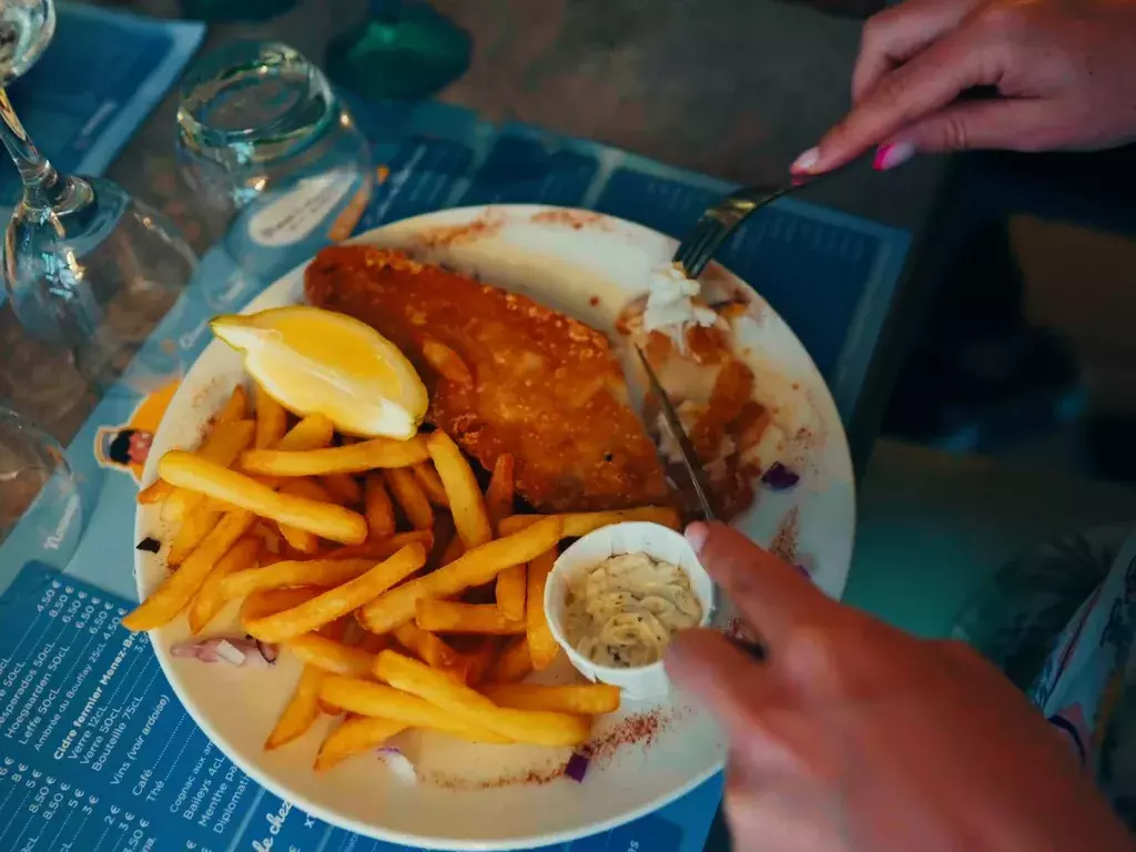Un des plats au restaurant du camping Siblu Les Pierres Couchées