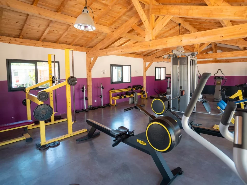 La salle de sport au camping Siblu Le Marisol