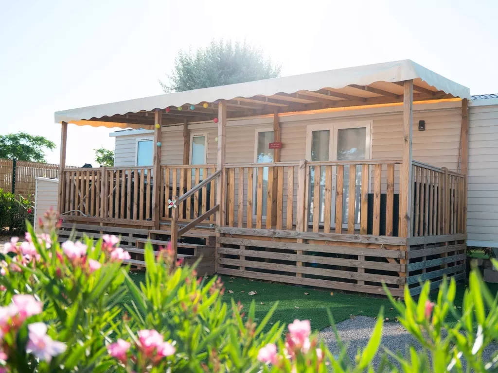 Un mobil home au camping Siblu Le Marisol
