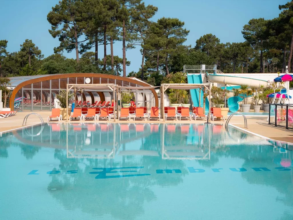 L'espace aquatique du camping Siblu Villages Les Embruns