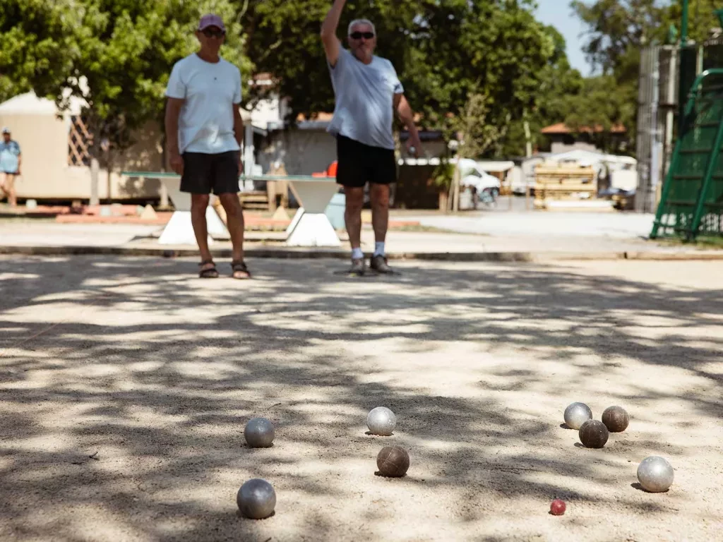 Petanque camping
