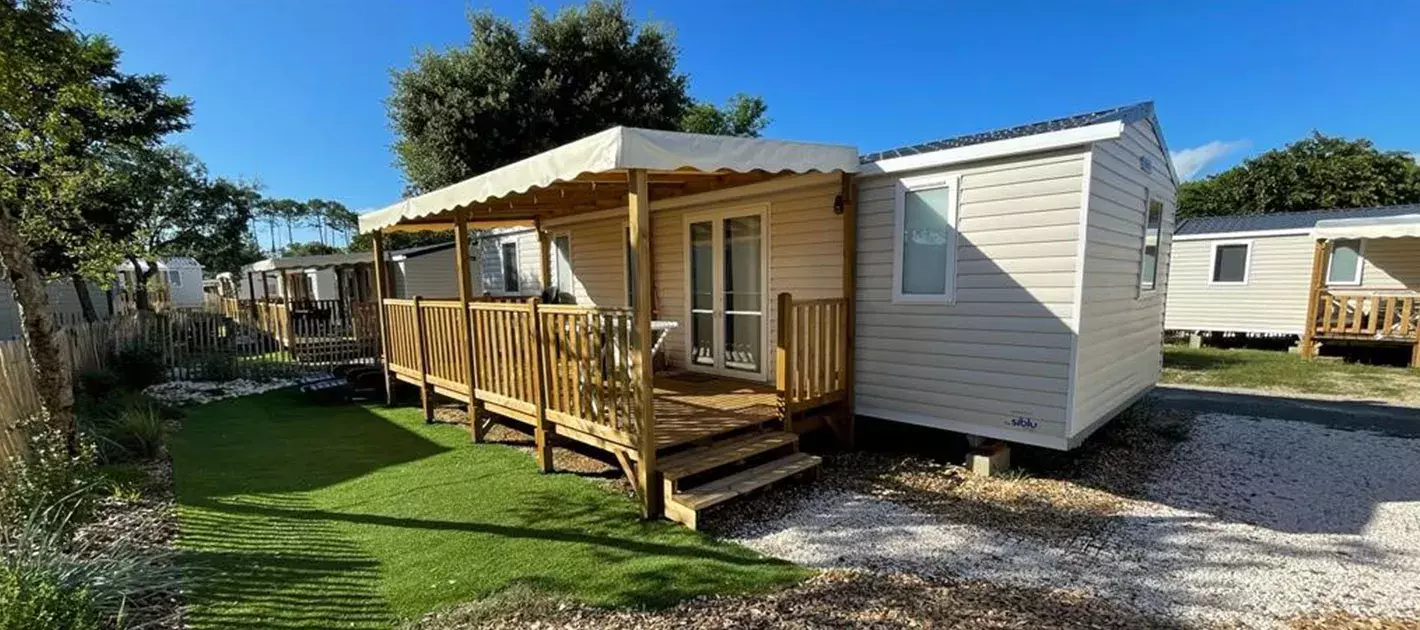 Nouveau mobil home au camping La plage à Mimizan
