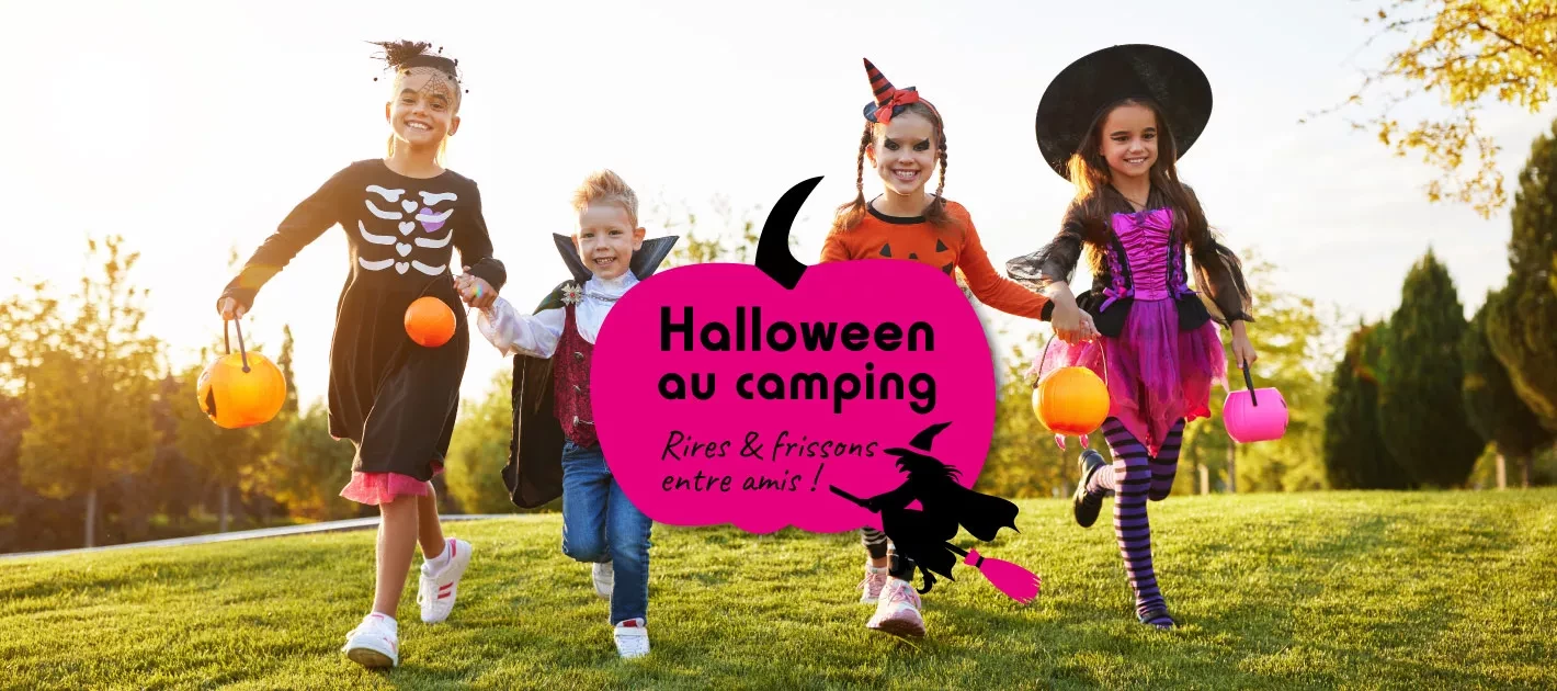 Vos enfants seront ravis de fêter Halloween dans l'un de nos campings Siblu Villages
