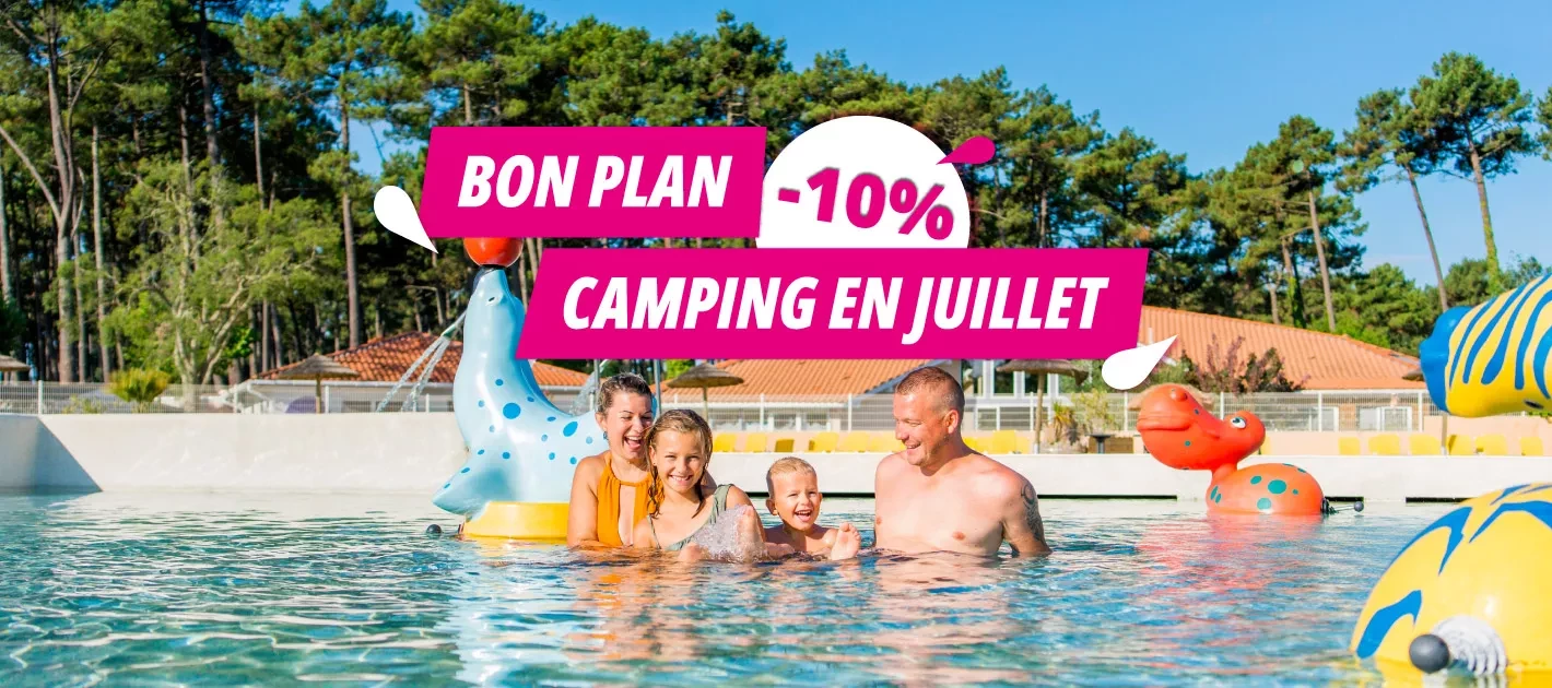 offre -10% camping juillet