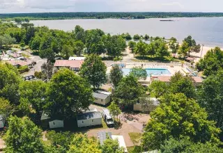 La magnifique vue aérienne du camping Siblu Villages Le Pipiou 2