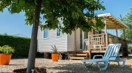 Les magnifiques mobilhomes du camping Siblu Villages Le Lac des Rêves 1