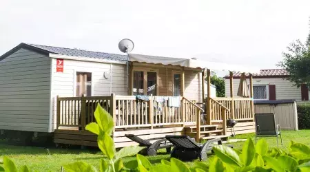 Les magnifiques mobilhomes du camping Siblu Villages Domaine de Litteau 3