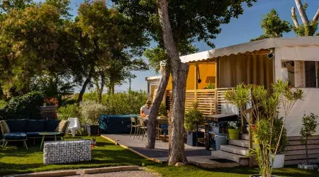 Les magnifiques mobilhomes du camping Siblu Villages Mar Estang 1
