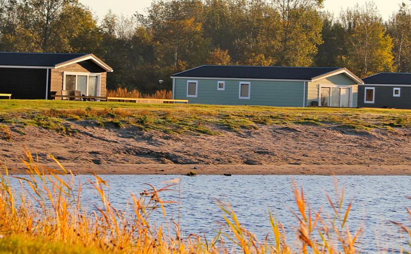 camping de Lauwersoog aux Pays-Bas Schalet de Puntoverwater