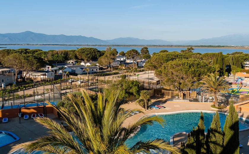 La magnifique vue aérienne du camping Siblu Villages Mar Estang 