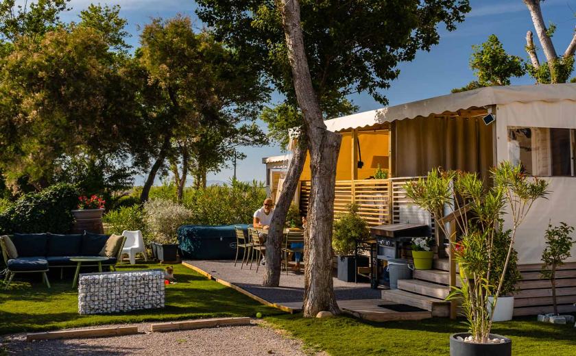 Les magnifiques mobilhomes du camping Siblu Villages Mar Estang 1