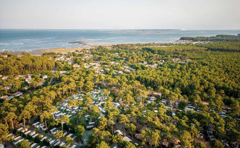 La magnifique vue aérienne du camping Siblu Villages Les Embruns 2