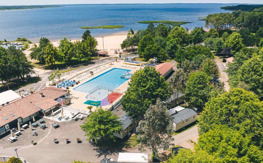 La magnifique vue aérienne du camping Siblu Villages Le Pipiou 1