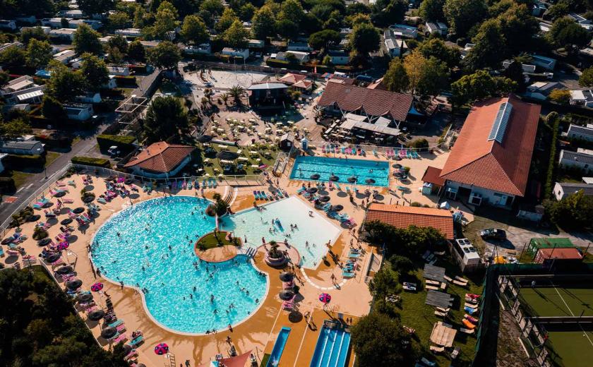 Piscine à la Réserve Camping Siblu Villages