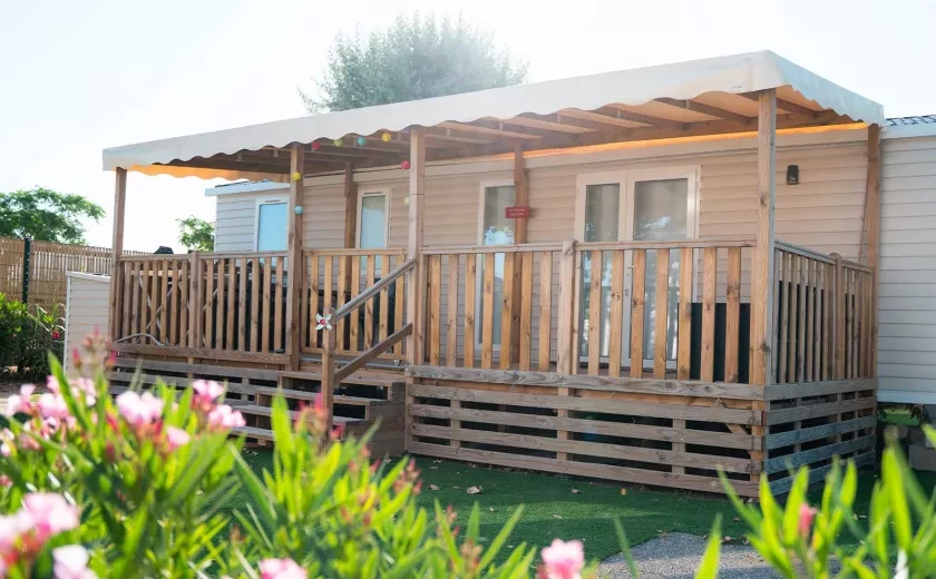 Un mobil home au camping Siblu Le Marisol